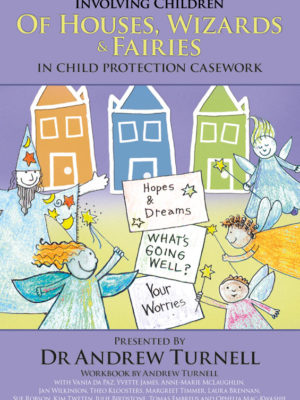 Involving Children of Houses Wizards and Fairies cover showing 3 houses and multiple fairies and wizards