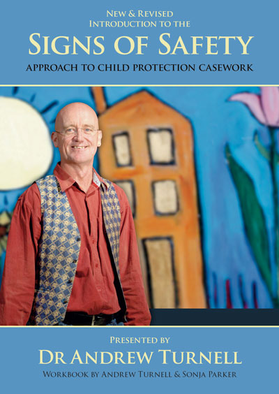 In this video and workbook Andrew Turnell outlines the Signs of Safety approach to child protection casework, including its history, the assessment and planning framework and the analysis process for using the protocol. He uses a detailed case example to demonstrate the assessment process as a map that enables both professionals and family members to think themselves into and through the situations of child abuse and neglect. Also highlighted are the essential questioning skills that bring the Signs of Safety approach to life.

The Signs of Safety approach is a constantly evolving model for child protection. As such, this video is now outdated and has been removed from sale to the public. The video is still available as an historical reference on the Signs of Safety Knowledge Bank (subscription required).

More resources can be downloaded via a subscription to the Signs of Safety Knowledge Bank.
